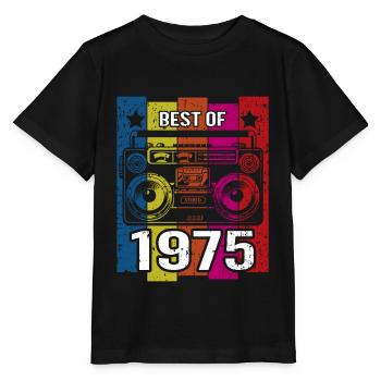Meilleur de 1975 Stéréo Radio Cassette Player - T-shirt bio MINI CREATOR Stanley/Stella Enfant - noir - Devant - Mikhail (115cm)