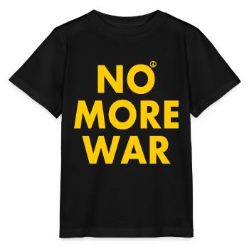 No more war - Stanley/Stella Kinder T-Shirt MINI CREATOR  - Schwarz - Vorne - Mikhail (115cm)