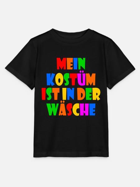 mein kostüm ist in der wäsche - Stanley/Stella Kinder T-Shirt MINI CREATOR  - Schwarz