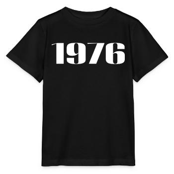 1976 - Cadeau né en 1976 - T-shirt bio MINI CREATOR Stanley/Stella Enfant - noir - Devant - Mikhail (115cm)