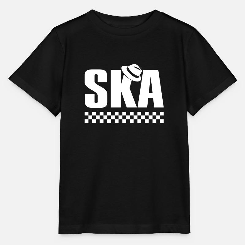 Ska Music Reggae Tea - T-shirt bio MINI CREATOR Stanley/Stella Enfant - noir