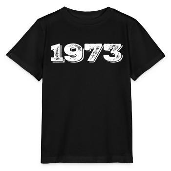 Geburtstagsgeschenk 1973 - 1973 - Stanley/Stella Kinder T-Shirt MINI CREATOR  - Schwarz - Vorne - Mikhail (115cm)