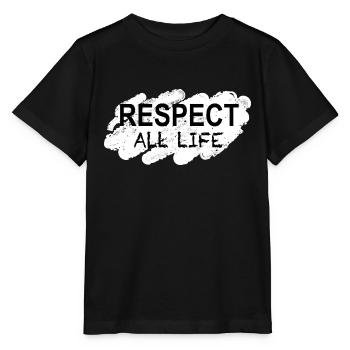 respectlife - Stanley/Stella Kinder T-Shirt MINI CREATOR  - Schwarz - Vorne - Mikhail (115cm)