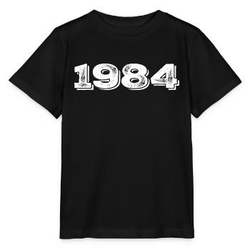 Geburtstagsgeschenk 1984 - 1984 - Stanley/Stella Kinder T-Shirt MINI CREATOR  - Schwarz - Vorne - Mikhail (115cm)
