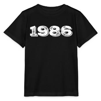 Geburtstagsgeschenk 1986 - 1986 - Stanley/Stella Kinder T-Shirt MINI CREATOR  - Schwarz - Vorne - Mikhail (115cm)