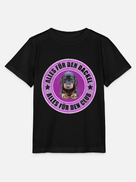 Dachshund - Dachshund - All for the Dachshund - Stanley/Stella MINI CREATOR Kids’ T-Shirt - black