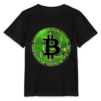 Bitcoin - Stanley/Stella Kinder T-Shirt MINI CREATOR  - Schwarz - Vorne - Mikhail (115cm)