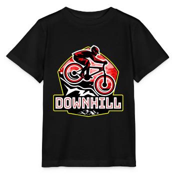 Vélo Downhill VTT - T-shirt bio MINI CREATOR Stanley/Stella Enfant - noir - Devant - Mikhail (115cm)