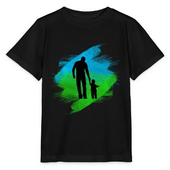 Father and daughter - Stanley/Stella MINI CREATOR Kids’ T-Shirt - black - Front - Mikhail (115cm)