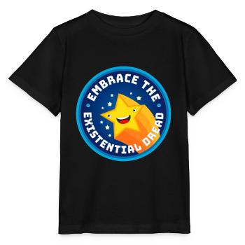 Embrace The Existential Dread - Stanley/Stella MINI CREATOR Kids’ T-Shirt - black - Front - Mikhail (115cm)