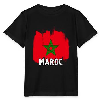 Marokko - Stanley/Stella Kinder T-Shirt MINI CREATOR  - Schwarz - Vorne - Mikhail (115cm)