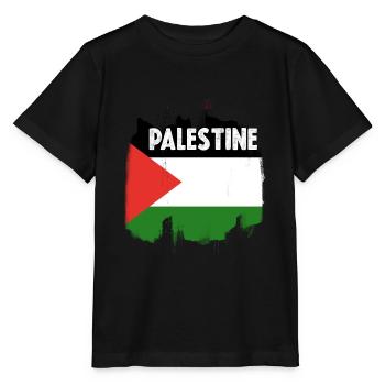 Palästina - Stanley/Stella Kinder T-Shirt MINI CREATOR  - Schwarz - Vorne - Mikhail (115cm)