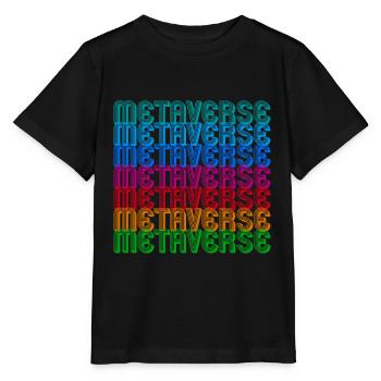 Metaverse - Stanley/Stella MINI CREATOR Kids’ T-Shirt - black - Front - Mikhail (115cm)