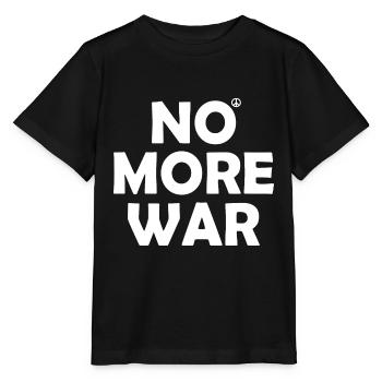No more war - Stanley/Stella Kinder T-Shirt MINI CREATOR  - Schwarz - Vorne - Mikhail (115cm)