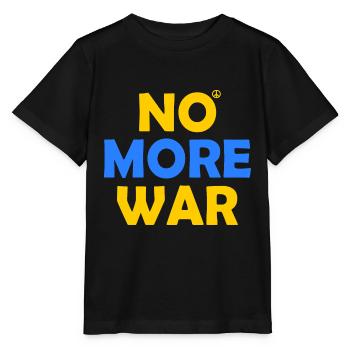 No more war - Stanley/Stella Kinder T-Shirt MINI CREATOR  - Schwarz - Vorne - Mikhail (115cm)
