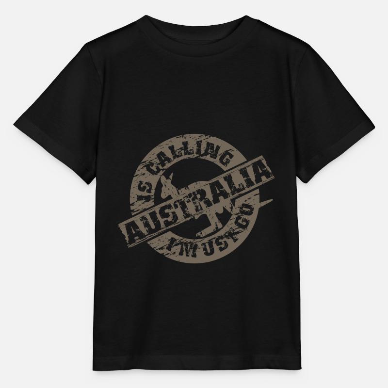 Kangaroo I Australia appelle I Koala Bear - T-shirt bio MINI CREATOR Stanley/Stella Enfant - noir
