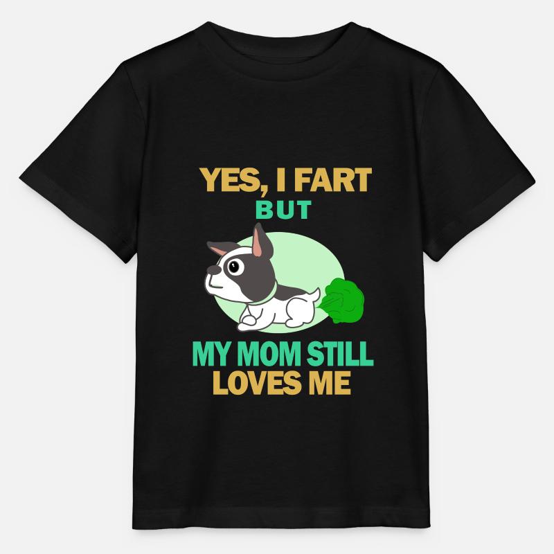 Boston Terrier, Boston Terrier, Boston Terrier - T-shirt bio MINI CREATOR Stanley/Stella Enfant - noir
