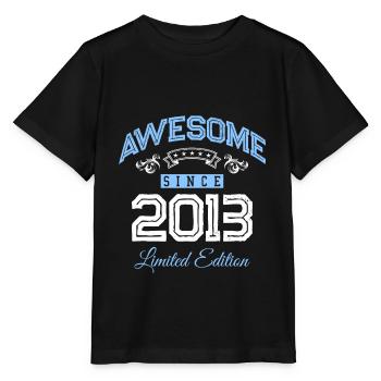 2013 awesome since - Stanley/Stella Kinder T-Shirt MINI CREATOR  - Schwarz - Vorne - Mikhail (115cm)