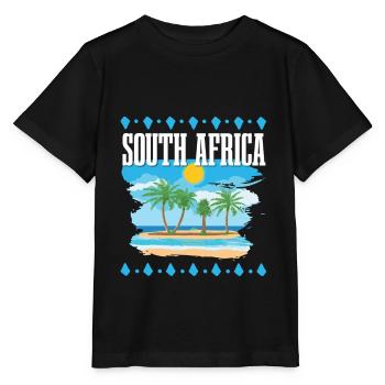Afrique du Sud - T-shirt bio MINI CREATOR Stanley/Stella Enfant - noir - Devant - Mikhail (115cm)