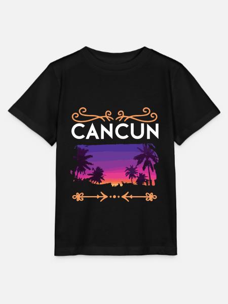 Cancun - Stanley/Stella Kinder T-Shirt MINI CREATOR - Schwarz