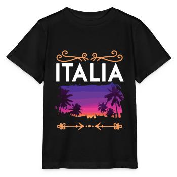 Italia - Stanley/Stella MINI CREATOR Kids’ T-Shirt - black - Front - Mikhail (115cm)