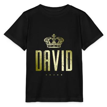 David - Stanley/Stella Kinder T-Shirt MINI CREATOR  - Schwarz - Vorne - Mikhail (115cm)