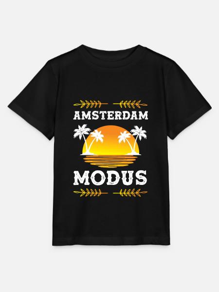Amsterdam Modus - Stanley/Stella Kinder T-Shirt MINI CREATOR  - Schwarz