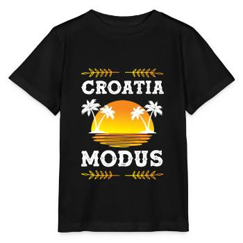 Mode Croatie - T-shirt bio MINI CREATOR Stanley/Stella Enfant - noir - Devant - Mikhail (115cm)