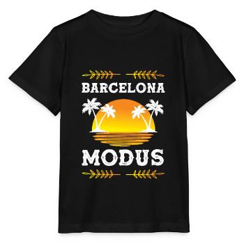 Barcelona Mode - Stanley/Stella MINI CREATOR Kids’ T-Shirt - black - Front - Mikhail (115cm)