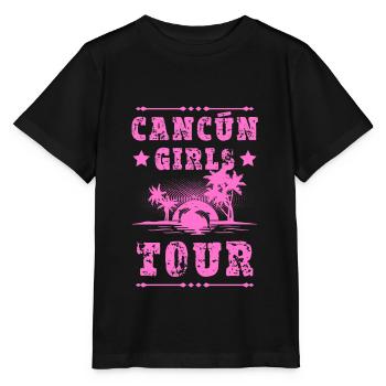 Tournée des filles de Cancun - T-shirt bio MINI CREATOR Stanley/Stella Enfant - noir - Devant - Mikhail (115cm)