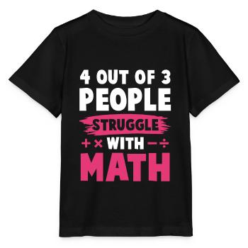 mathematics learning - Stanley/Stella MINI CREATOR Kids’ T-Shirt - black - Front - Mikhail (115cm)
