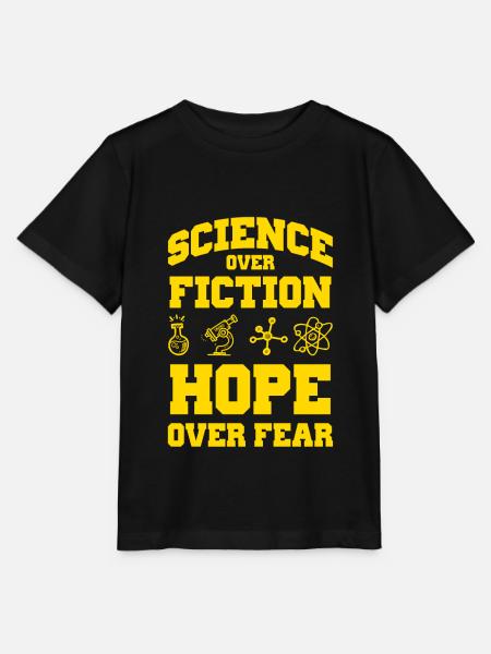 science wissenschaft hoffnung - Stanley/Stella Kinder T-Shirt MINI CREATOR - Schwarz