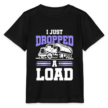 Truck laster - Stanley/Stella Kinder T-Shirt MINI CREATOR  - Schwarz - Vorne - Mikhail (115cm)