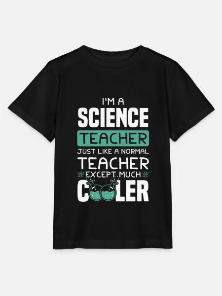 Wissenschaft lehrer spruch - Stanley/Stella Kinder T-Shirt MINI CREATOR - Schwarz