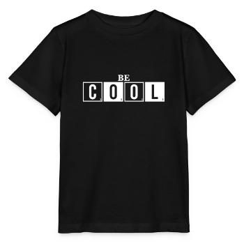Soyez cool - Sei Cool Spruch - T-shirt bio MINI CREATOR Stanley/Stella Enfant - noir - Devant - Mikhail (115cm)