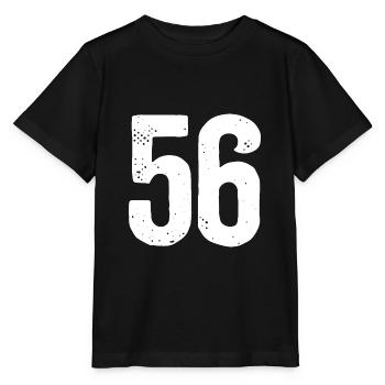 56 Numéros Blanc - T-shirt bio MINI CREATOR Stanley/Stella Enfant - noir - Devant - Mikhail (115cm)