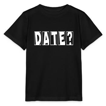Date? Flirten Single Valentinstag - Stanley/Stella Kinder T-Shirt MINI CREATOR  - Schwarz - Vorne - Mikhail (115cm)
