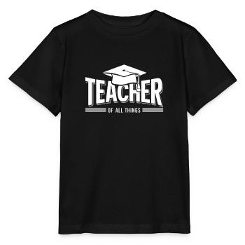 Enseignant Enseignant École Profession - T-shirt bio MINI CREATOR Stanley/Stella Enfant - noir - Devant - Mikhail (115cm)