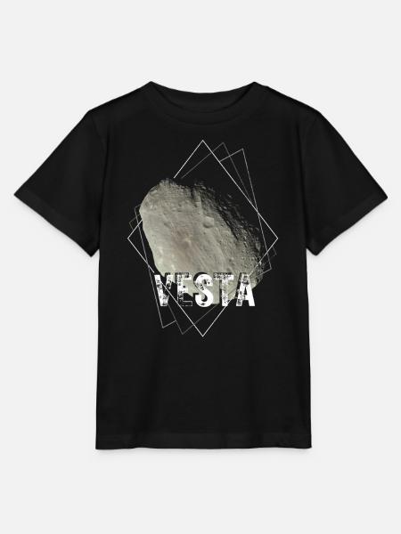 Vesta Asteroid - Stanley/Stella Kinder T-Shirt MINI CREATOR - Schwarz