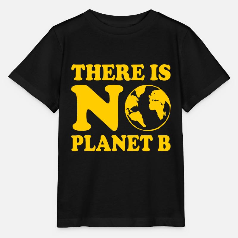 There is no planet b - Stanley/Stella Kinder T-Shirt MINI CREATOR  - Schwarz