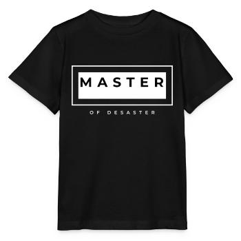 Master of Desaster - Stanley/Stella Kinder T-Shirt MINI CREATOR  - Schwarz - Vorne - Mikhail (115cm)
