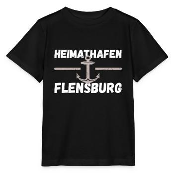 Heimathafen Flensburg - Stanley/Stella Kinder T-Shirt MINI CREATOR  - Schwarz - Vorne - Mikhail (115cm)