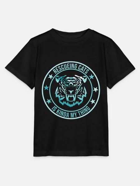 TIERRETTUNG TIERHILFE - Stanley/Stella Kinder T-Shirt MINI CREATOR - Schwarz