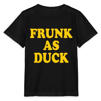 Frunk as duck - Stanley/Stella Kinder T-Shirt MINI CREATOR  - Schwarz - Vorne - Mikhail (115cm)