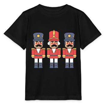 Noël Casse-Noisette - T-shirt bio MINI CREATOR Stanley/Stella Enfant - noir - Devant - Mikhail (115cm)