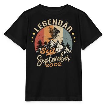 September 2002 - September 2002 Jahrestag 2002 - Stanley/Stella Kinder T-Shirt MINI CREATOR  - Schwarz - Vorne - Mikhail (115cm)