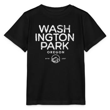 Washington Park, Oregon - Stanley/Stella Kinder T-Shirt MINI CREATOR  - Schwarz - Vorne - Mikhail (115cm)