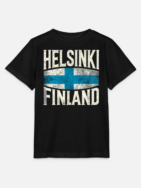 Helsinki Finnland - Stanley/Stella Kinder T-Shirt MINI CREATOR - Schwarz