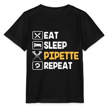 Microbiologie Biologie Sciences biologiques - T-shirt bio MINI CREATOR Stanley/Stella Enfant - noir - Devant - Mikhail (115cm)