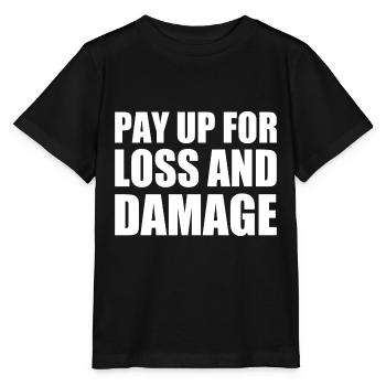 Pay up for loss and damage - Stanley/Stella MINI CREATOR Kids’ T-Shirt - black - Front - Mikhail (115cm)